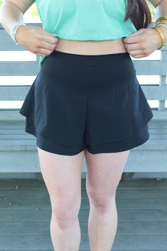 Juniors' 90 Degree Flirty Active Short