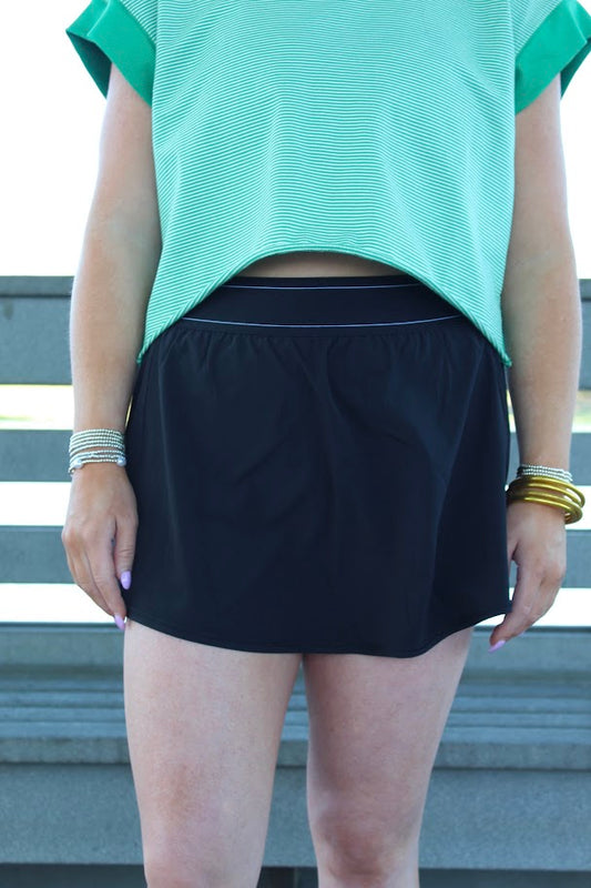 Juniors' 90 Degree Dupe Short Exposed Waistband