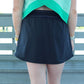 Juniors' 90 Degree Dupe Short Exposed Waistband