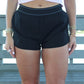 Juniors' Kimberly Dupe Short (Black)