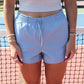 Juniors' 90 Degree Running Short W/Piping Side