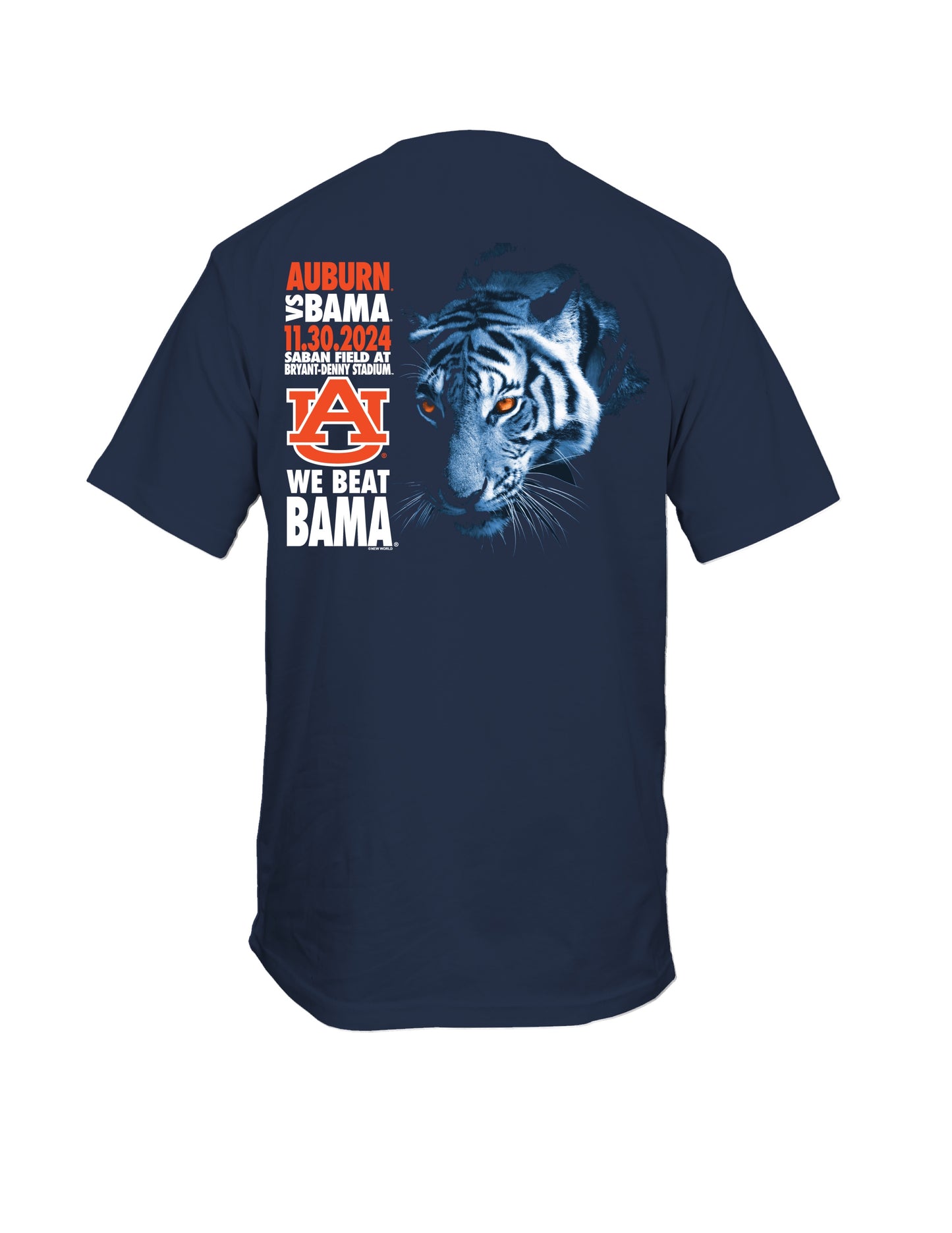 2024 IRON BOWL Tiger Eyes S/S (Navy)