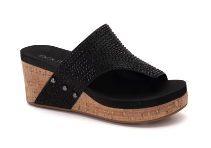 Corky Flirty Wedge (Black Crystal)