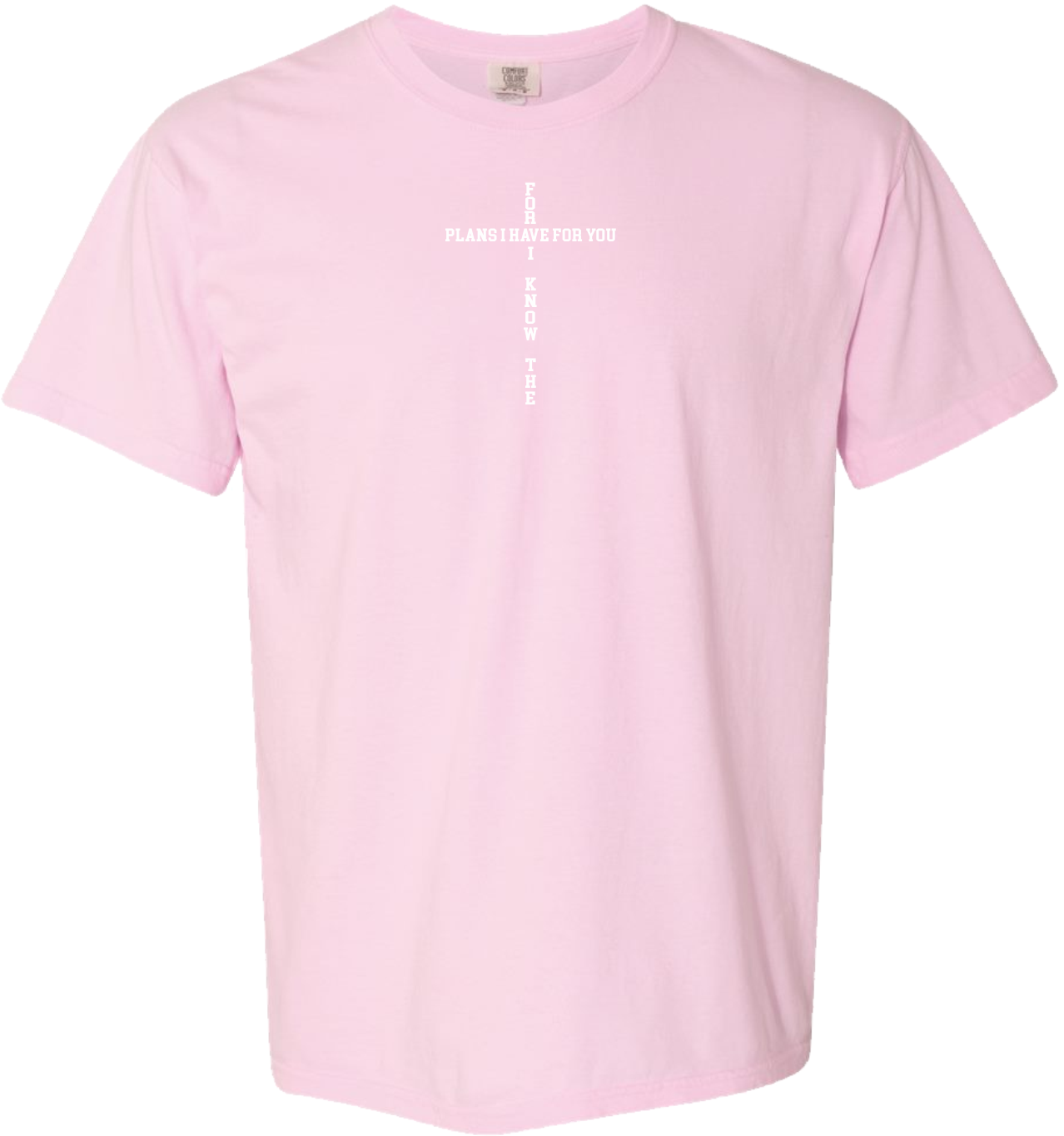 Juniors' Jeremiah 29:11 Comfort Color Puff Ink S/S Tee