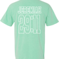 Juniors' Jeremiah 29:11 Comfort Color Puff Ink S/S Tee