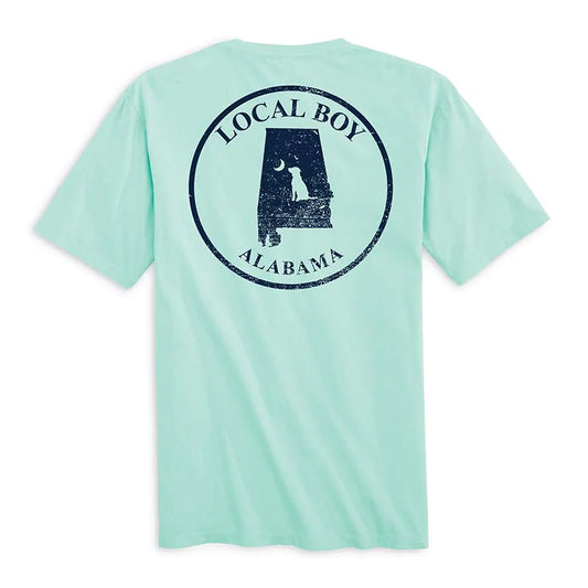Men's Local Boy Alabama Home State S/S T-Shirt