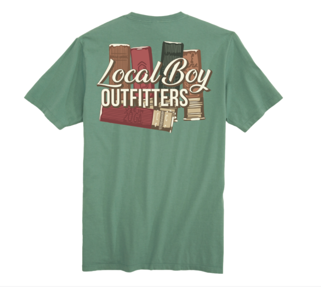Men's Local Boy Outfitters Shells T-Shirt (Light Green)
