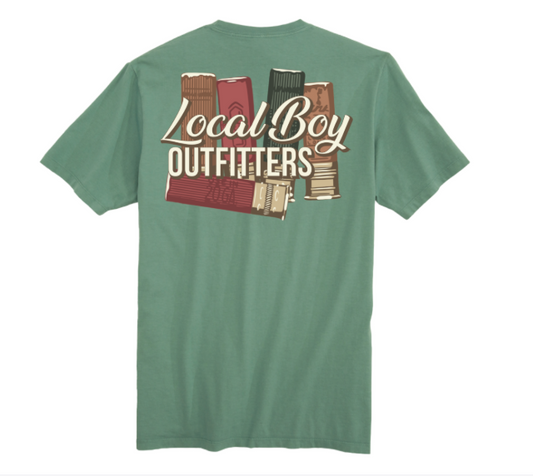 Men's Local Boy Outfitters Shells T-Shirt (Light Green)