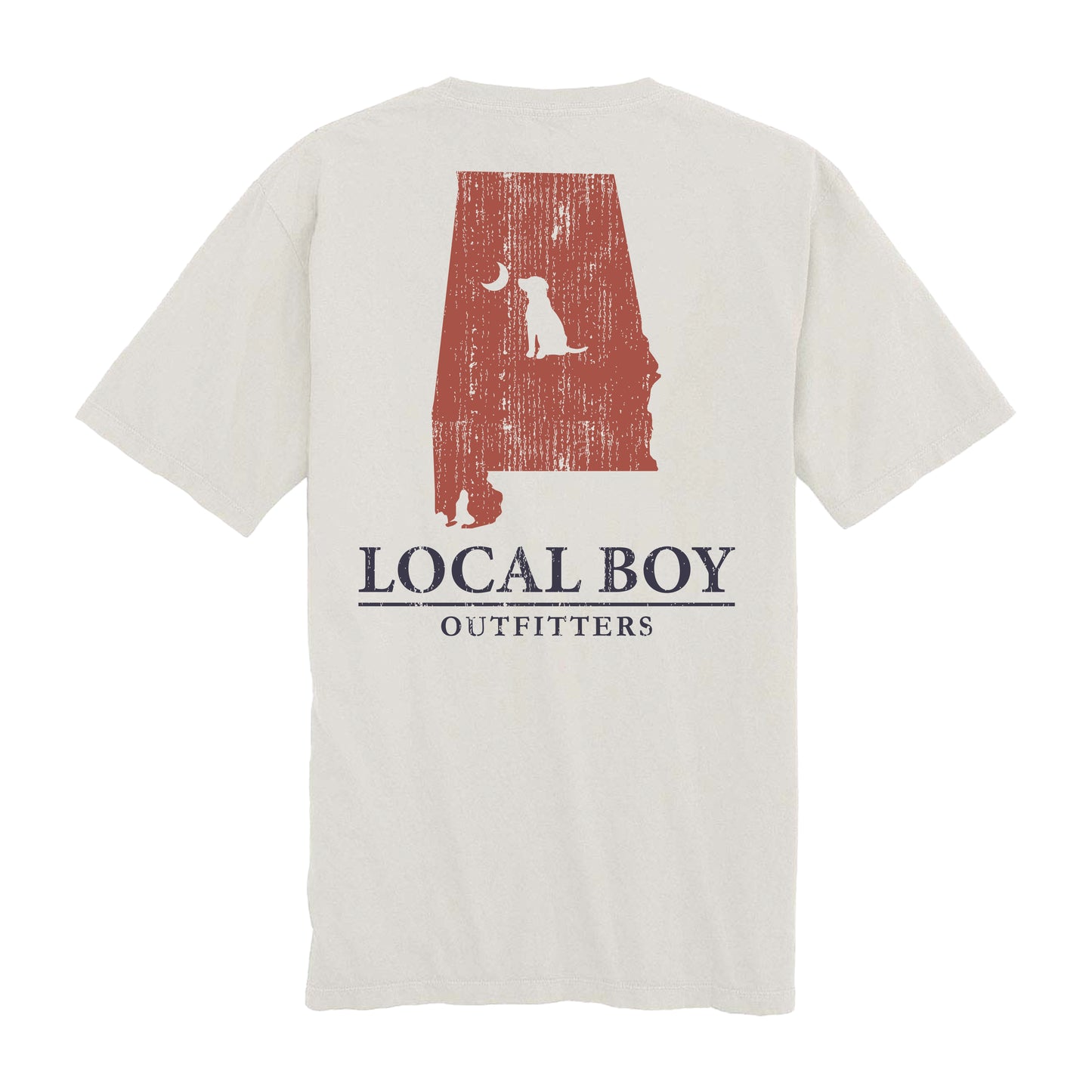 Men's Local Boy Outfitters State (AL) T-Shirt (Silver)