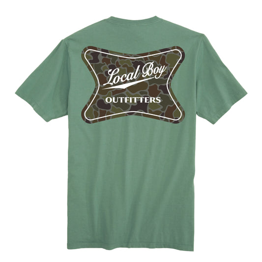 Men's Local Boy Outfitters High Badge OD T-Shirt (Light Green)