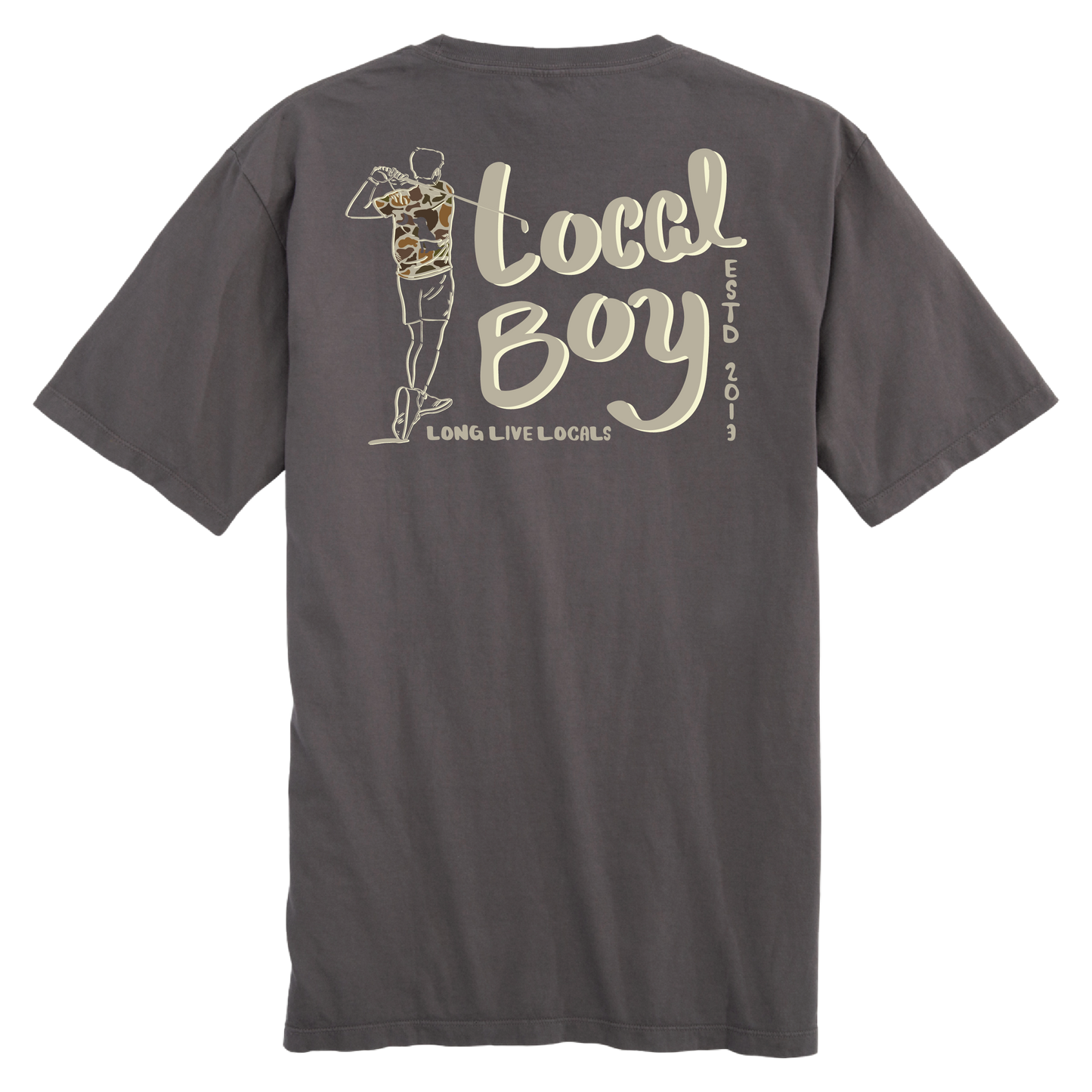 Men's Local Boy Outfitters Tee Hit Vintage SS (Gray)