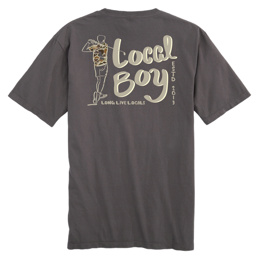 Men's Local Boy Outfitters Tee Hit Vintage SS (Gray)