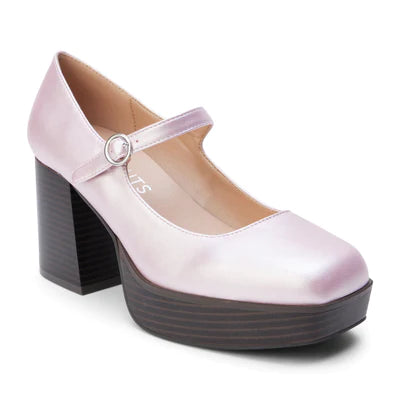 Matisse Matilda Platform Heel (Rose Metallic)