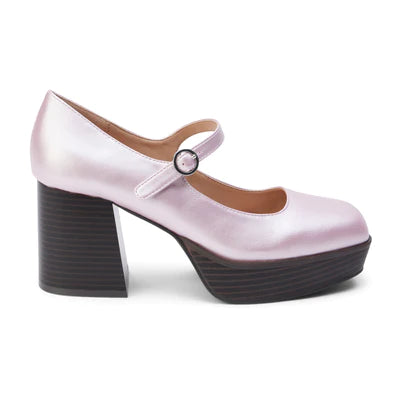 Matisse Matilda Platform Heel (Rose Metallic)