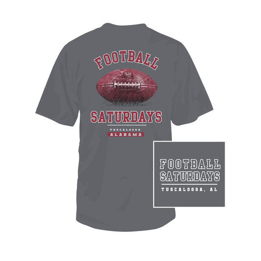 Southern Fried Cotton Alabama Football Saturdays SS (Grey)