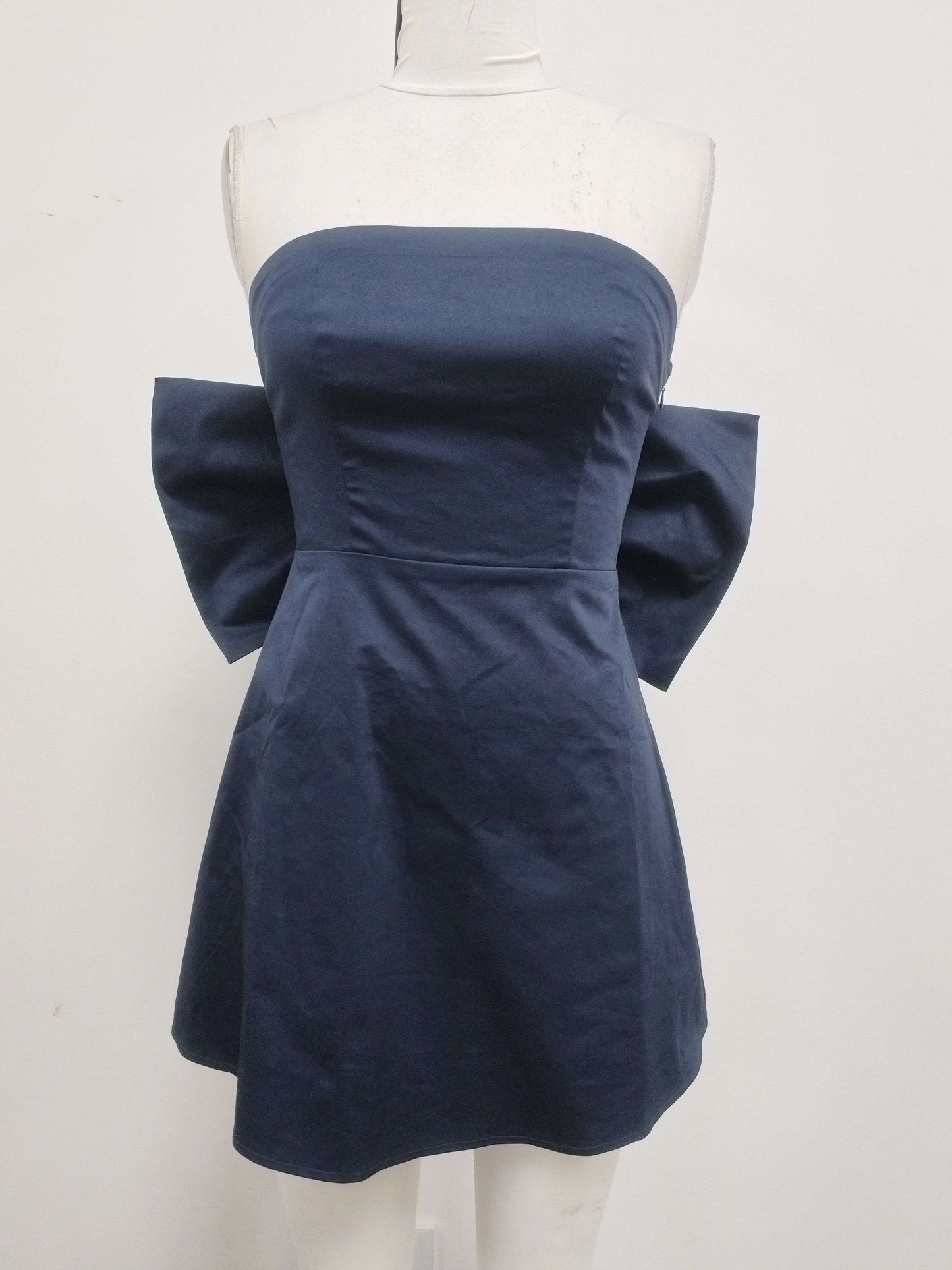 Game Day Bow Back Dress (Navy)