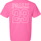 Juniors' PSALM 23 Comfort Color Puff Ink S/S Tee