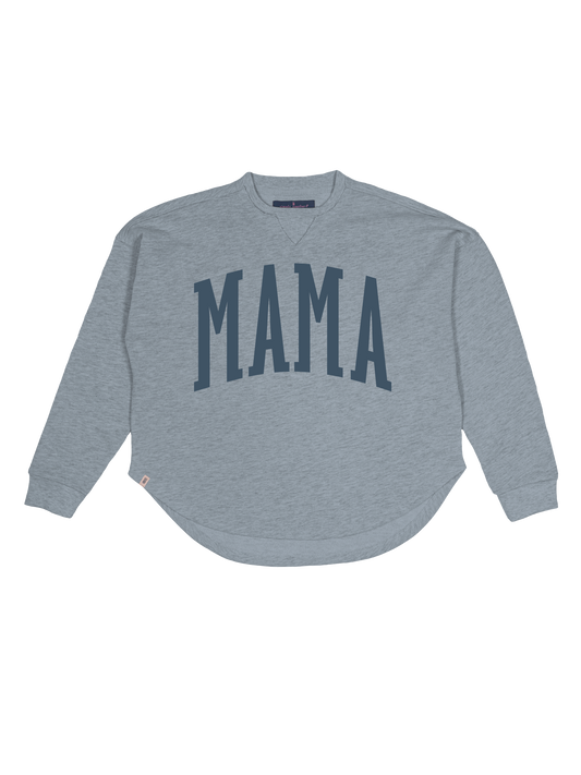 Ladies Simply Southern MAMA L/S Grey