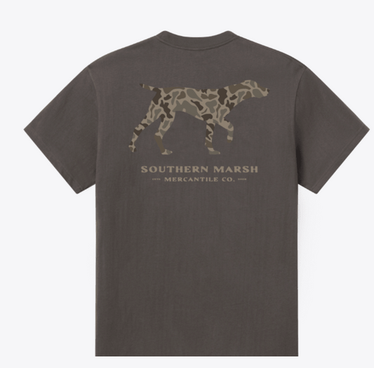 Men's Southern Marsh Originals Camo Pointer S/S Tee (Iron Gray)