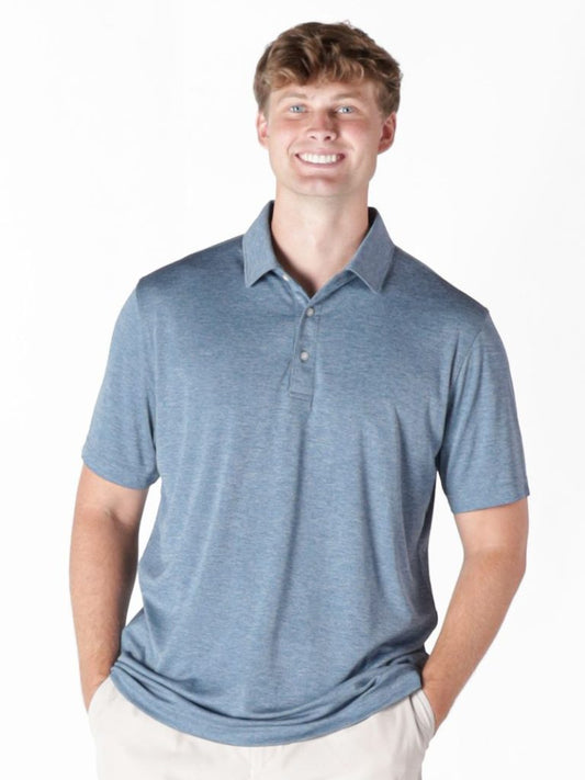 Men's Simply Southern Heathered S/S Polo