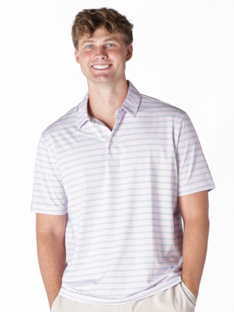 Men's Simply Southern Striped S/S Polo