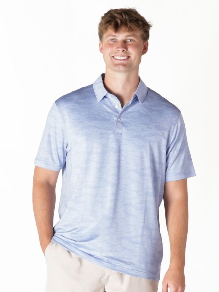 Men's Simply Southern Jacquard S/S Polo