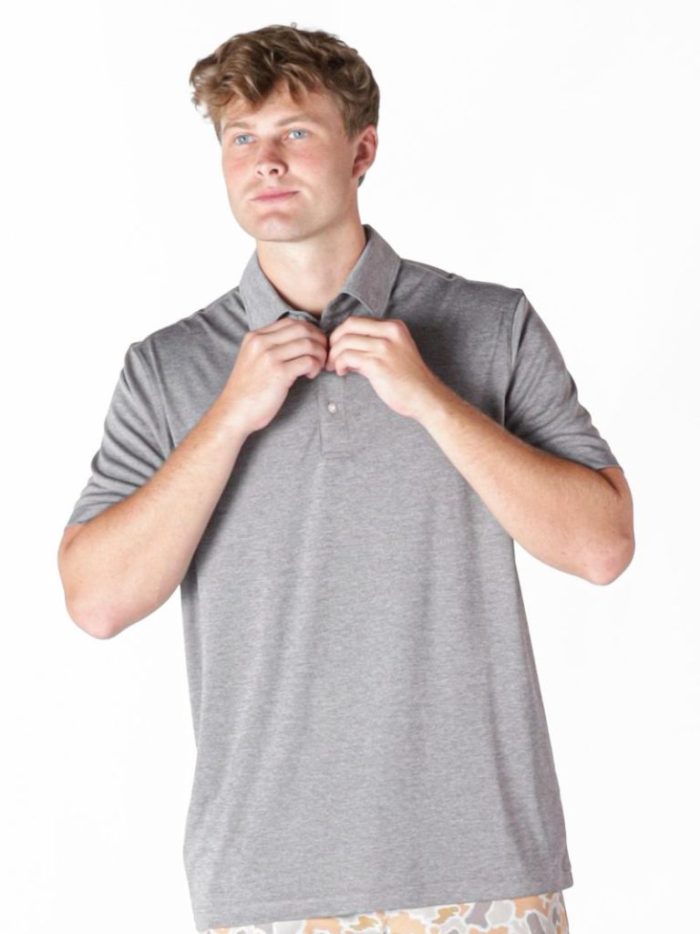 Men's Simply Southern Heathered S/S Polo
