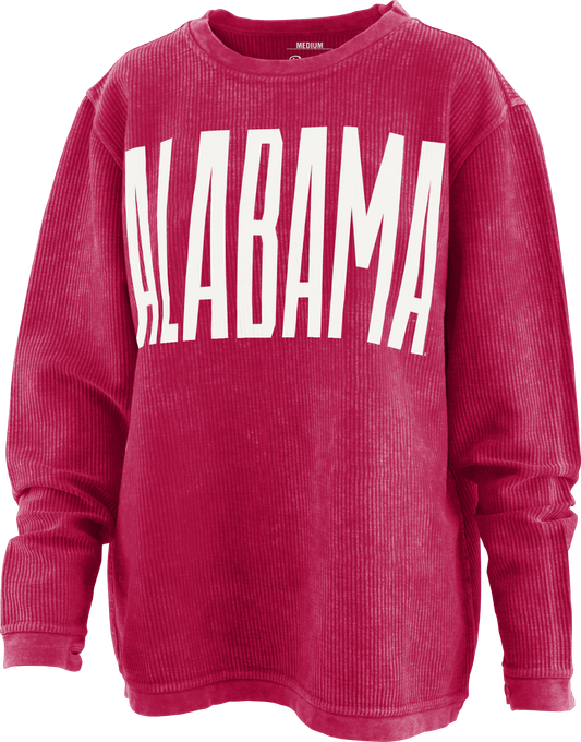 Alabama Comfy Cord Peterson L/S (Crimson)