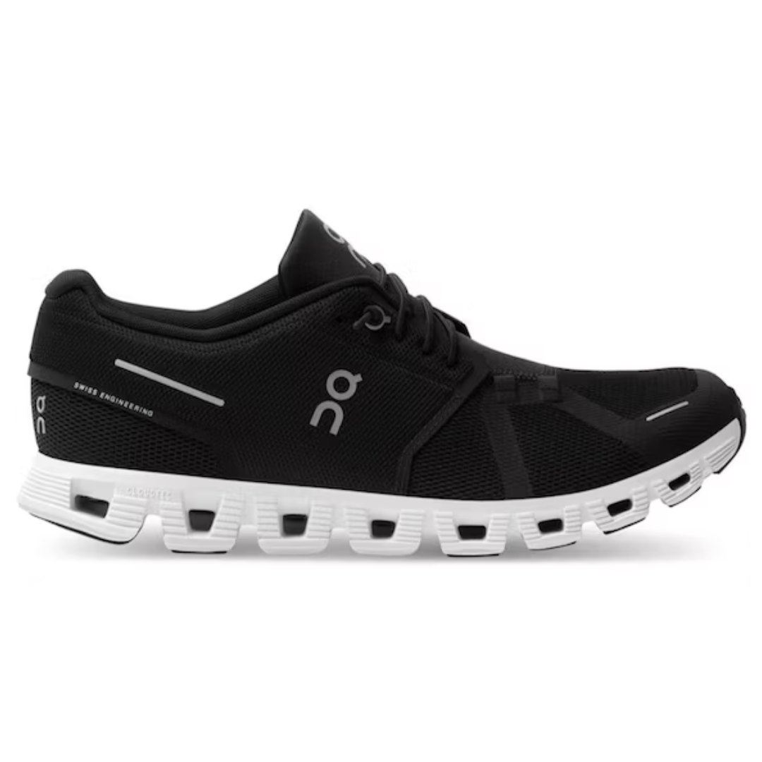 Men's On Cloud 5 Sneakers (Black/White)