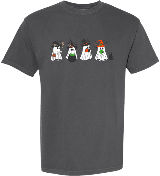 Comfort Color Ghost Halloween S/S Tee (Pepper)