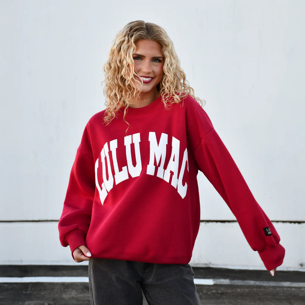 Girlie Girl LULU MAC Puff Sweatshirt