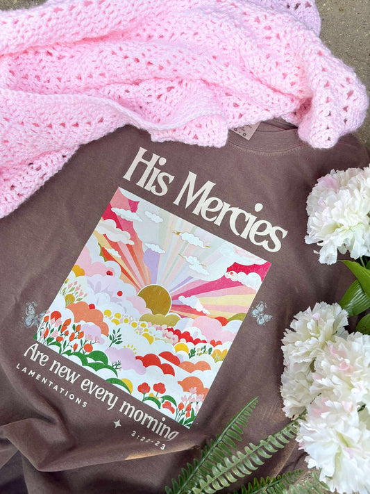 Comfort Color His Mercies Are New Every Morning S/S Tee (Espresso)