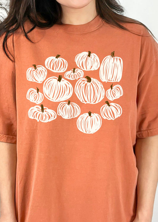 Pumpkin Graphic S/S Tee (Yam)