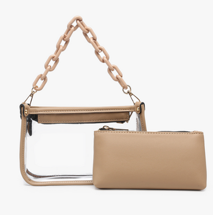 Jen & Co. Jessica Clear Crossbody