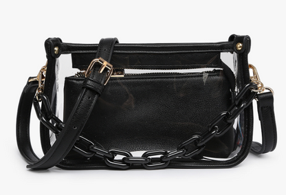 Jen & Co. Jessica Clear Crossbody