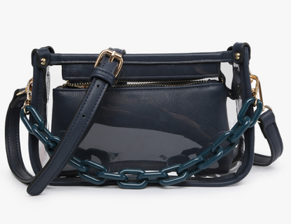 Jen & Co. Jessica Clear Crossbody