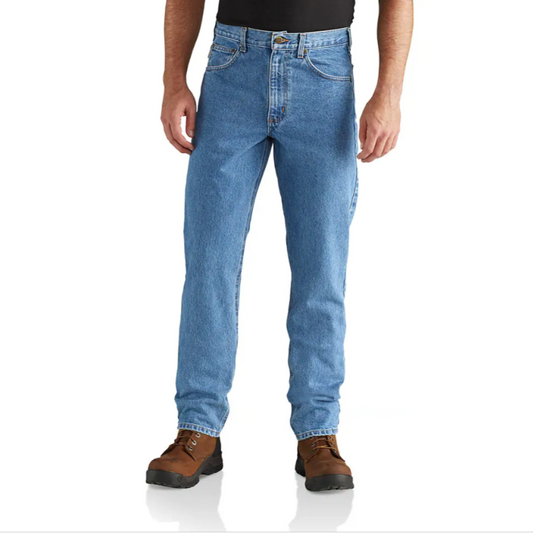Carhartt Traditional Fit Tapered Leg Jean (Stone Wash)