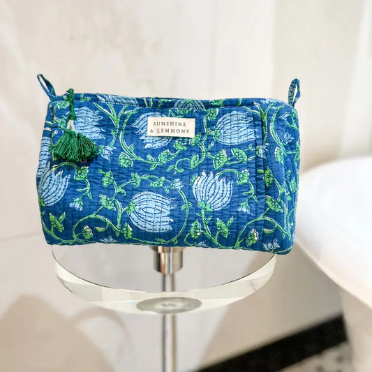 Quilted Cosmo Bag (8 in x 11 in)