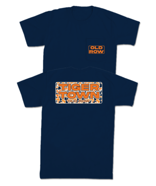 Old Row Tiger Town Camo S/S Pocket Tee (Navy)