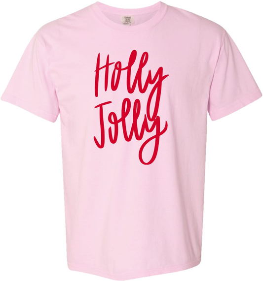 Ladies' Holly Jolly Puff Ink S/S (Blossom)