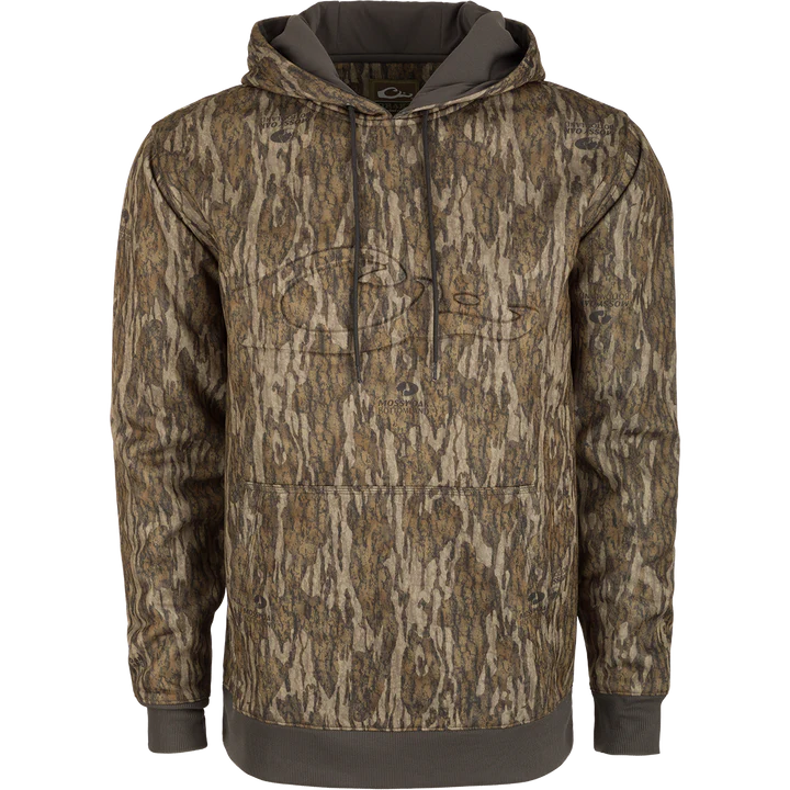 Men's Back Eddy Embossed Logo Hoodie