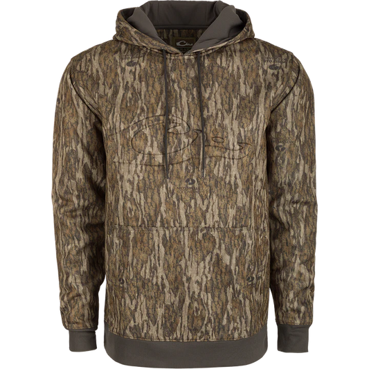 Men's Back Eddy Embossed Logo Hoodie