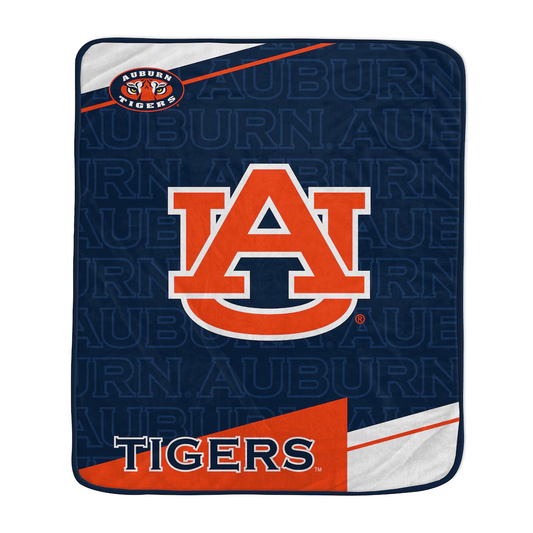 Auburn Tigers Diagonal Ghost Ultra Soft Blanket (50" x 60")