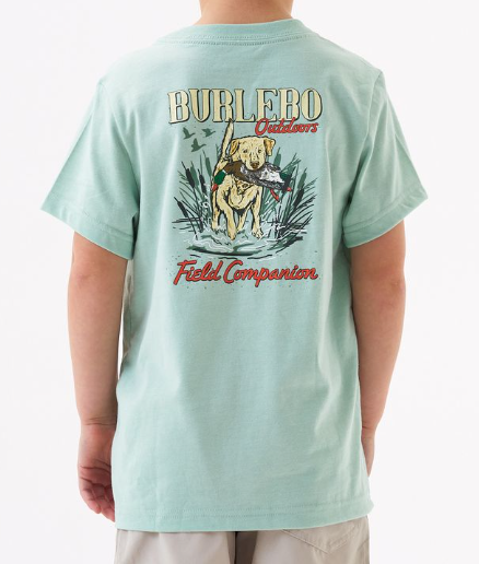 Burlebo Boys Field Companion T-Shirt (Sage)