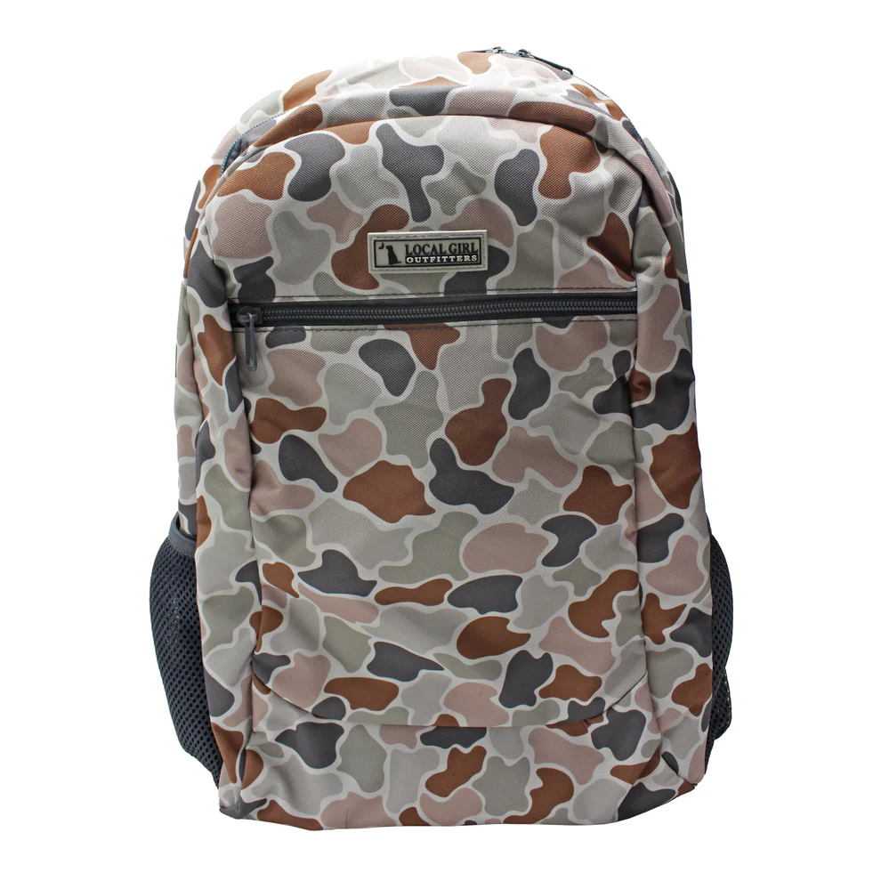 Local Girl Backpack (Forest Camo Flora)