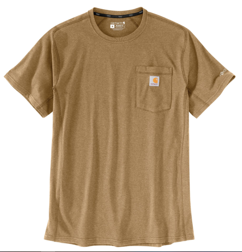 Men's (Big) Carhartt Force Relaxed Fit Midweight S/S Pocket T-Shirt