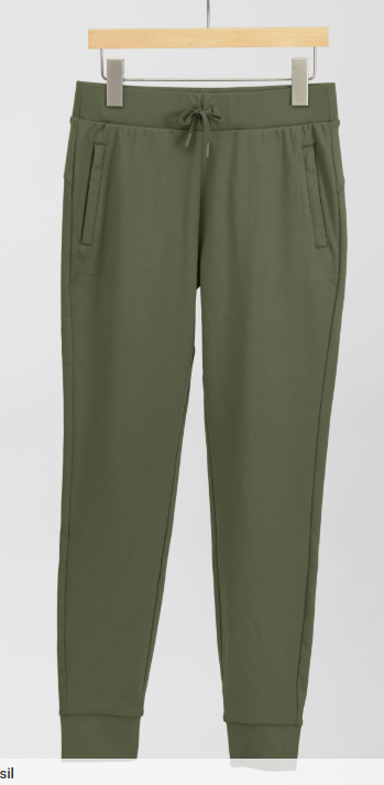 Girls 90 Degree Lux Side Pocket Joggers W/Waistband Drawstring