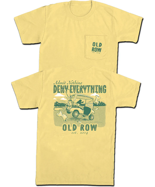 Old Row Golf Cart S/S Pocket Tee Butter