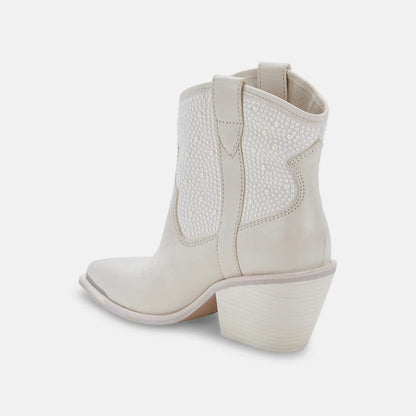 Dolce Vita Nash Booties (Off White Pearl)