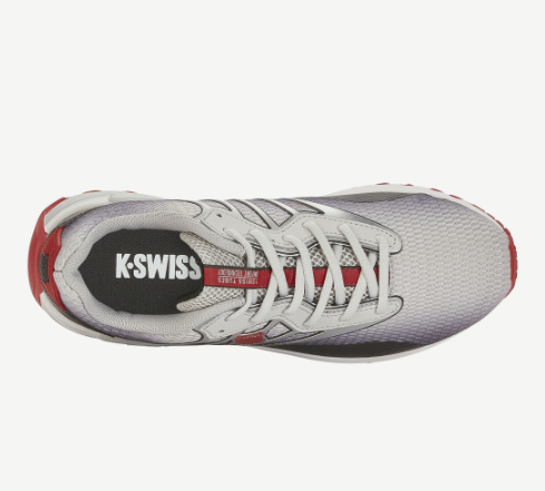 Men s K Swiss Tubes Sport Sneakers Gray Red Shop Martins FC